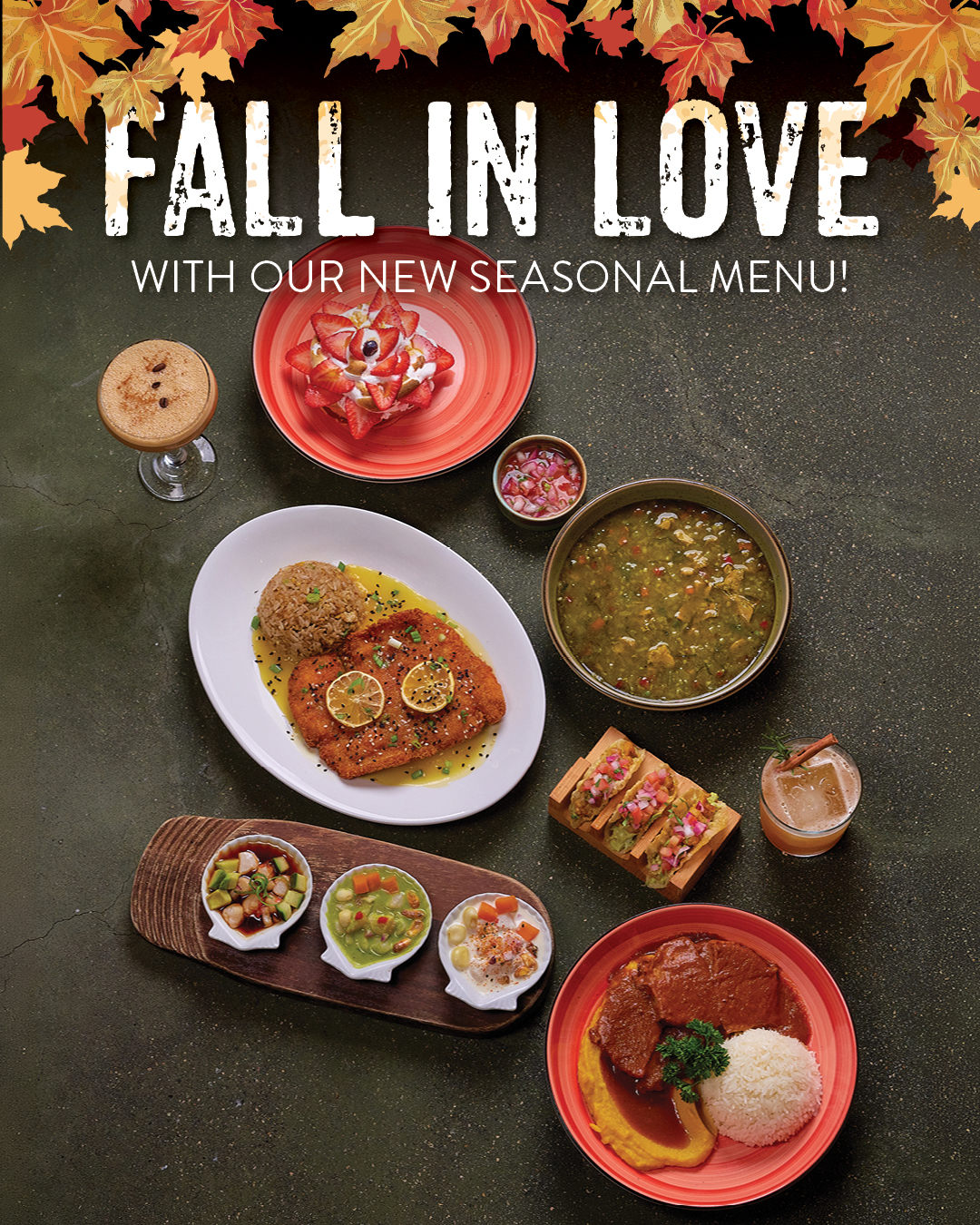 Pisco y Nazca Ceviche Gastrobar Fall Has Arrived at Pisco y Nazca!
