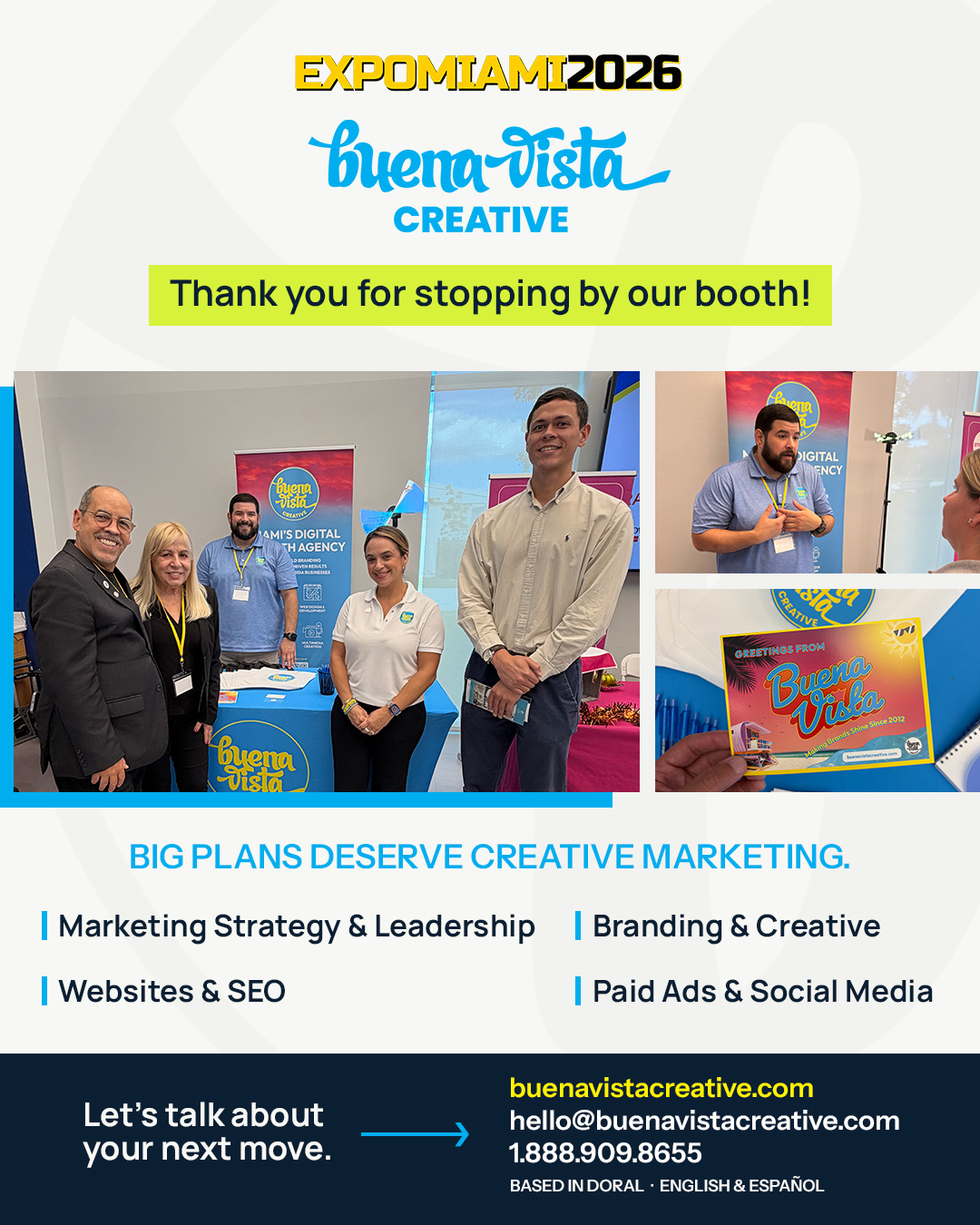Buena Vista Creative Great meeting you at ExpoMiami!